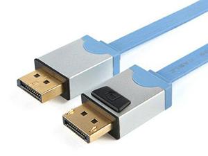 Cable DisplayPort 1.2, cable de visualización plano
