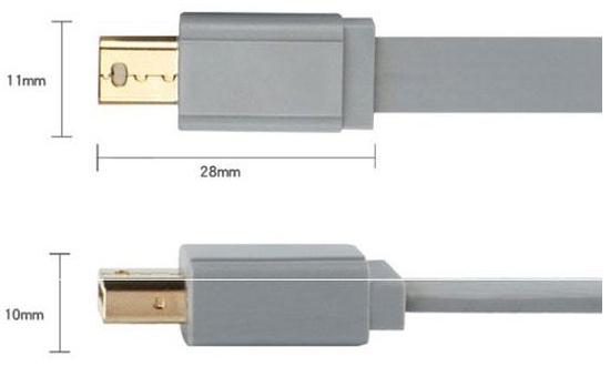Cable DisplayPort 1.2, cable mini DisplayPort (Mini DP)