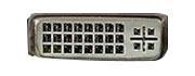 Cable DVI a HDMI, cable plano para monitor de TV