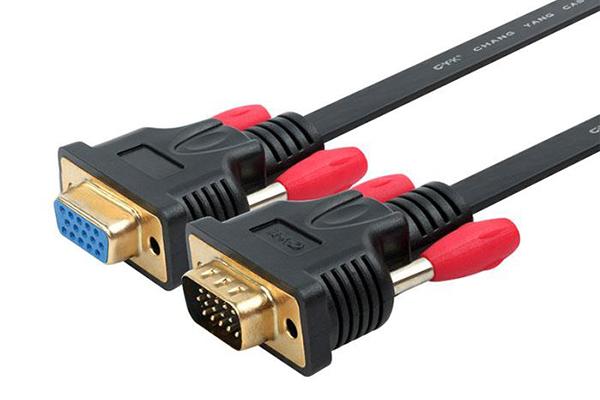 Cable VGA 15 pines, cable de extensión plano